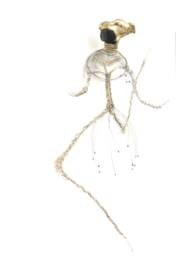 Ballet Dancer Polymer Clay, Wire, Metal Mesh Sculpture Ooak/Abstract Modern Art - thumbnail 1