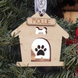 Dog Kennel Christmas Tree Decoration - thumbnail 2