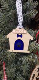Dog Kennel Christmas Tree Decoration