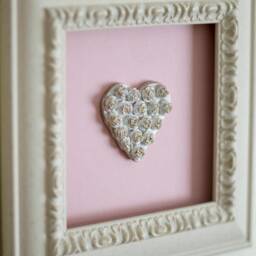 Pink Heart Frame Picture Art Decor From The Love - thumbnail 3