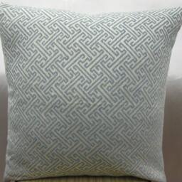 "Greek Key Decorative Pillow Cover-18"" X 18" - thumbnail 2