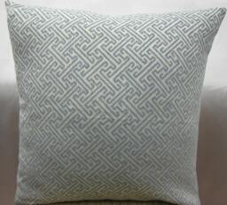 "Greek Key Decorative Pillow Cover-18"" X 18" - thumbnail 1