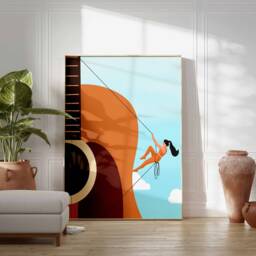 Music Print, Poster, Retro Gift, Wall Art, Gift For Lover, Musician, Vintage Art - thumbnail 2