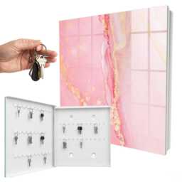 Pink Dream Key Cabinet For Home, Box Wall, Abstract Abstraction, Lovers Of Elegance & Subtlety - thumbnail 2