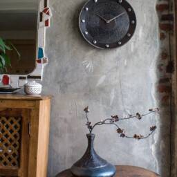 Metal Sculpture Sakura Japanese Cherry Blossom With A Vase, Made From Iron & Copper By The Steel Style Things - thumbnail 3