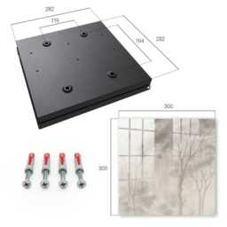 Forest Etherealness Key Cabinet For Home, Gray Box Wall, Scandinavian Nature, Lovers Of Nature & Harmony - thumbnail 4