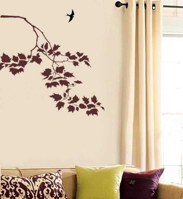 Wall Stencil Sycamore Weeping Branch - Reusable Stencils For Easy Home Decor - image 1