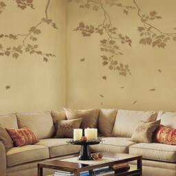 Wall Stencil Sycamore Weeping Branch - Reusable Stencils For Easy Home Decor - thumbnail 3