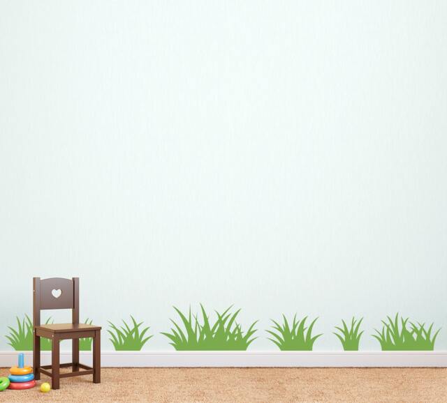 Grass Wall Decals - Set Of 7 Patches Children Bedroom Decor - image 1