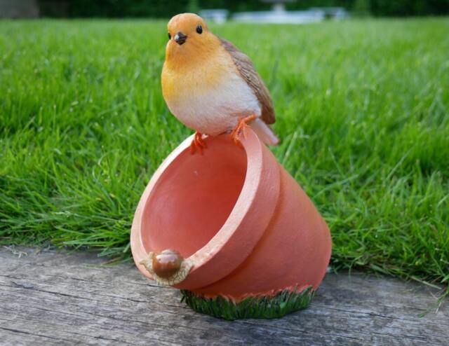 Sitting Robin Bird Feeder Ornament - image 1
