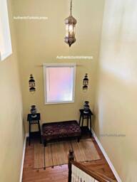 Morocco Hanging Lamp, Morocco Lighting, Turkish Light, Morocco Lantern, Modern Lighting, Mid Century, Modern Lamp, Modern Light, Brass Lamp - thumbnail 1