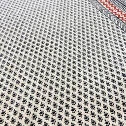 Hand Block Printed Booti Printed Bedsheet With 2 Pillow Covers Soft & Comfy Bedspread Table Cover Home Decor Bedroom - 90x108 B60 - thumbnail 3