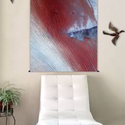 Nature Wall Hanging - Landscape Tapestry Colorful Hippie Yoga Gift Art- Fabric Earth Empty Quarter - thumbnail 2