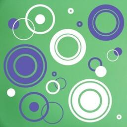 Modern Circles Wall Art Vinyl, Decal Set, Vinyl Graphics, Polka Dot Pack, Decals - thumbnail 2