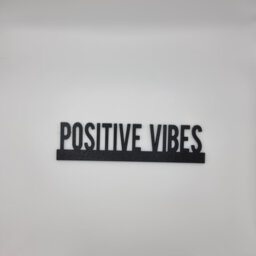 Positive Vibes Door Topper, Shelf Decor, Wall Quirky Home Interior Gift, Door Decoration - thumbnail 1