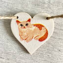 Cat Garland, Kitty Bunting, Wooden Wall Decoration For Lover, Pet Owner Gifts - thumbnail 2