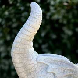 Gothic Dragon Statue Concrete Figurine Cement Sculpture Outdoor Animal Decoration Wildlife Ornament Handmade Art - thumbnail 4