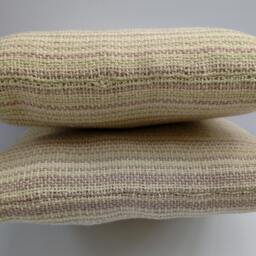 Handwoven Cotton Boucle Pillows - Woven Both Sides. #15W37A & #15W37B - thumbnail 3