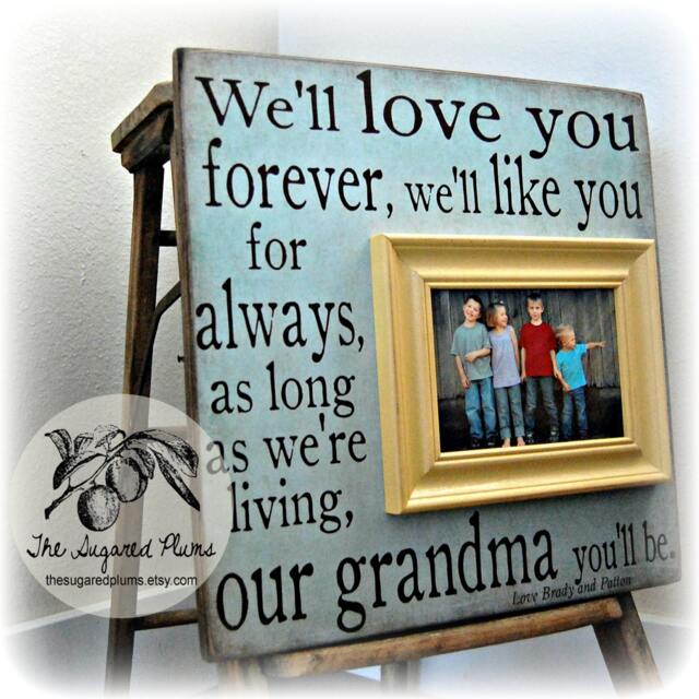 "Personalized Grandma Picture Frame " - image 1