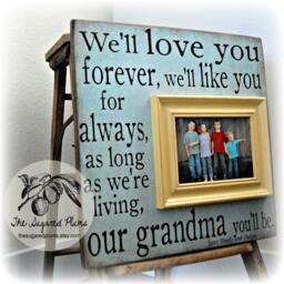 "Personalized Grandma Picture Frame " - thumbnail 1