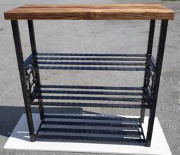 3 Tier Shoe Rack Stand Organiser Library Storage Shelf Metal Furniture Schuhregal Schuhst??nder Schuhorganisator Regal M??bel