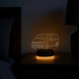 Personalised T5 Truck Led Lamp, Night Light, Gift, Birthday Present, Party Bedroom Gift For Guys - thumbnail 3