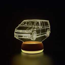 Personalised T5 Truck Led Lamp, Night Light, Gift, Birthday Present, Party Bedroom Gift For Guys