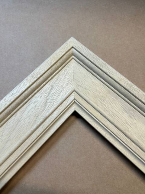 You Choose The Size // Unfinished Flat Traditional Picture Frame Made To Order Diy - image 1