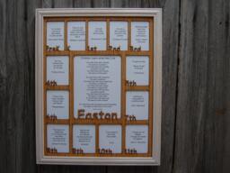 School Years Picture Frame Prek Thru 12 Grade Personalized With Name - 11x14 White Holds 2.5x3 & 5x6.5 Pictures Days - thumbnail 1