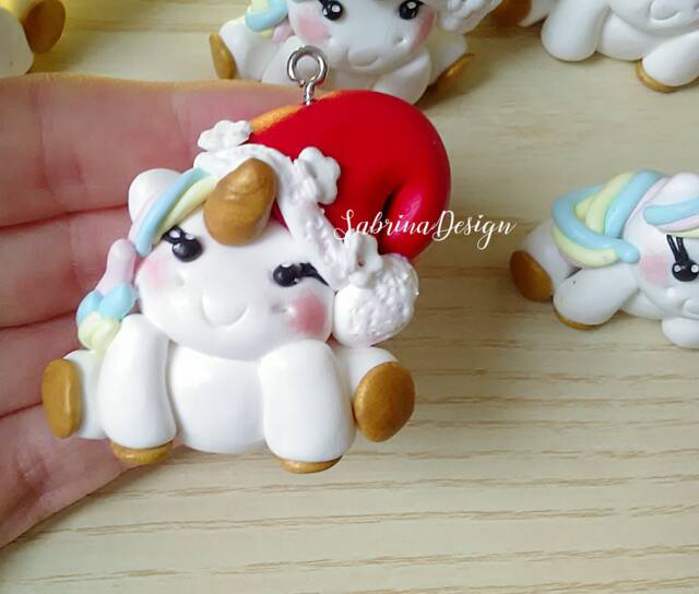 Christmas Unicorn, Christmas Balls, Decorations, Tree Ornaments, Supplies, Hanging Unicorn Tree, Ornaments - image 1