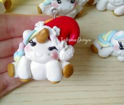 Christmas Unicorn, Christmas Balls, Decorations, Tree Ornaments, Supplies, Hanging Unicorn Tree, Ornaments - thumbnail 1