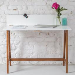 Small Writing Desk Minimalist Oak-stained Luka - thumbnail 2