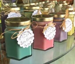 Soy Candles, Choose Your Scent, Pastel, Floral, Spa Scents, Boho, Party Favors - thumbnail 1