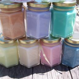 Soy Candles, Choose Your Scent, Pastel, Floral, Spa Scents, Boho, Party Favors - thumbnail 2
