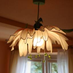 Chandelier Light Minimalist Lighting Chandelier Pendant Sculpture Lamp Shade Art Craft Soft Light Flower Lamp - thumbnail 2