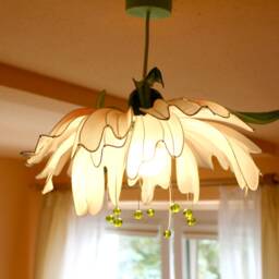 Chandelier Light Minimalist Lighting Chandelier Pendant Sculpture Lamp Shade Art Craft Soft Light Flower Lamp - thumbnail 4