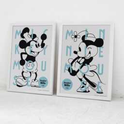 steamboat Willie Poster Print - Mickey 1928 Mid Century Modern Bauhaus Swiss Typography Illustration 20-40% Off + Free Shipping - thumbnail 2