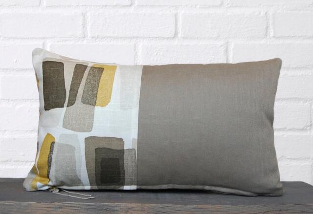 Block Print Linen & Khaki/Coffee - image 1