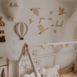 You Are So Loved Inschrift An Der Wand, Wooden Words, Wooden Wall Decor, Nursery, Kinderzimmer Wooden Geese H??lzerne G??nse, S??sse Tr??ume - thumbnail 3