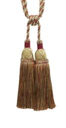 "D??copro Double Curtain & Drapery Tassel Tieback, Length 10"" - 25cm, Spread 30"