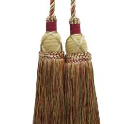 "D??copro Double Curtain & Drapery Tassel Tieback, Length 10"" - 25cm, Spread 30" - thumbnail 2