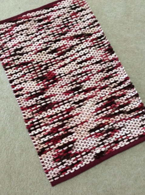 "Handmade Chindi Rug, Handmade Rag Boho Hippie Vegan Colorful, 20""x30" - image 1