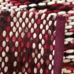 "Handmade Chindi Rug, Handmade Rag Boho Hippie Vegan Colorful, 20""x30" - thumbnail 3