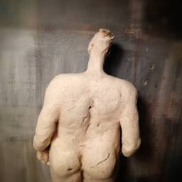 Man/ Ceramic Colorful Unique Hanging Sculpture/ Male Figure - thumbnail 4