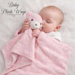 Personalised Grey Elephant Baby Comforter - Custom Name Blanket Newborn Gift Soft Plush Bear Wrap Shower - thumbnail 4