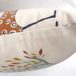 Woodland Animal Cushion Fox, Reindeer, Hedgehog, Handmade Including Polyester Pad - thumbnail 4