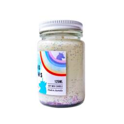 Unicorns & Rainbows - Jam Jar Candle - thumbnail 4