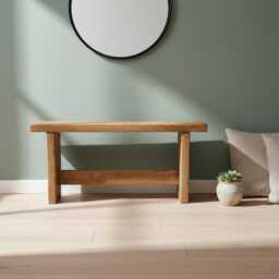 Rustic Reclaimed Wood Bench, Farmhouse Seating, Custom Size - thumbnail 2