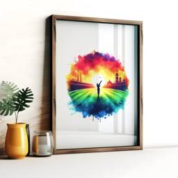 Cricket Wall Art Set - 3 Prints - Colourful Watercolour Poster Gift For Lover Room Artwork Boys Decor - thumbnail 3
