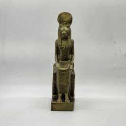 Goddess Sekhmet Statuette. 3D Printed Liones Deity Figurine, Egyptian Goddess, Resin Statue, Ancient Queen Gift Idea, Animal Ornament - thumbnail 2